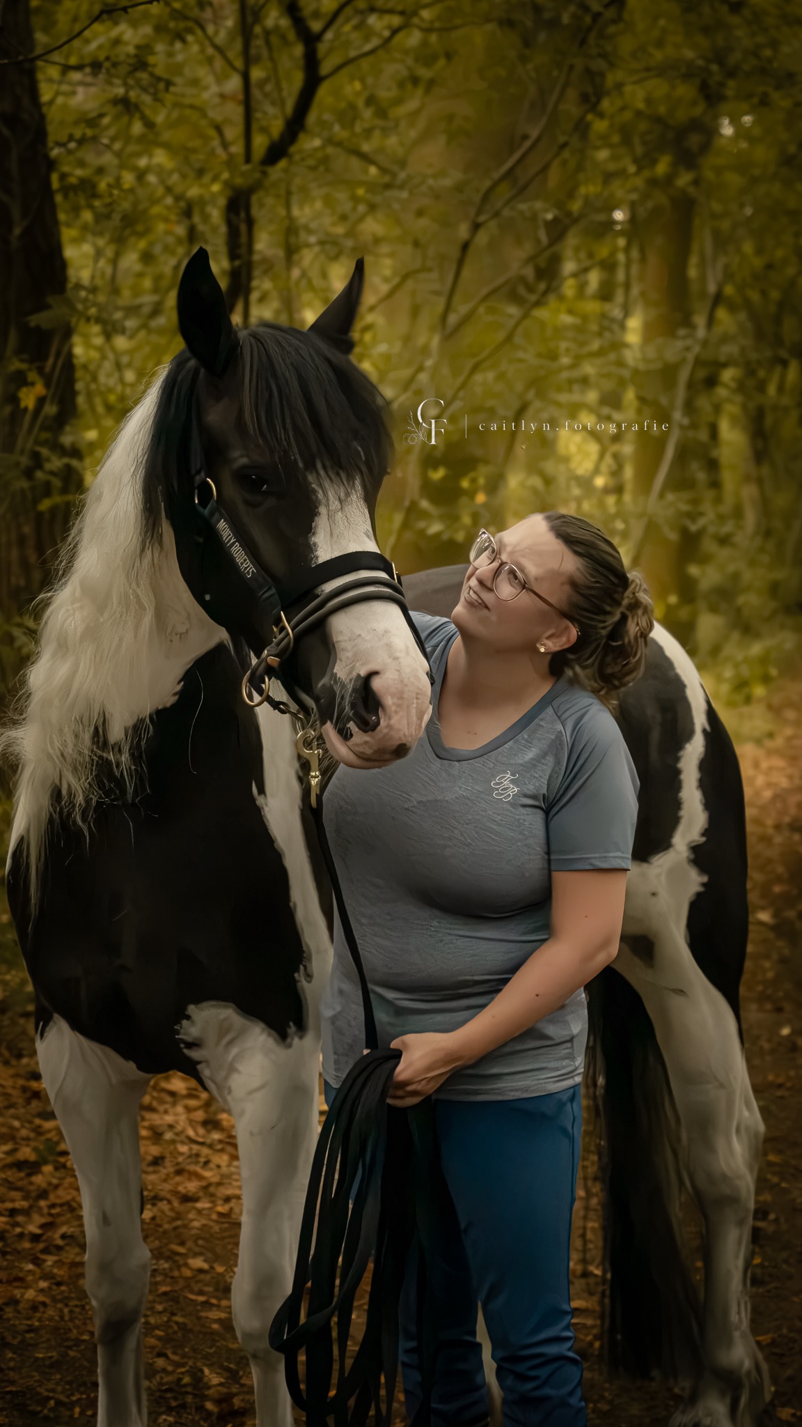 Portretfoto met paard